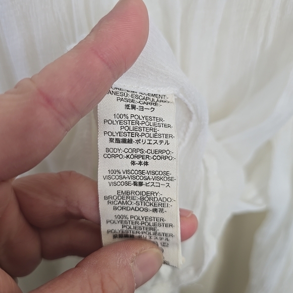 Free People Women's Retro Sheer Blouse - Picture 8 of 8